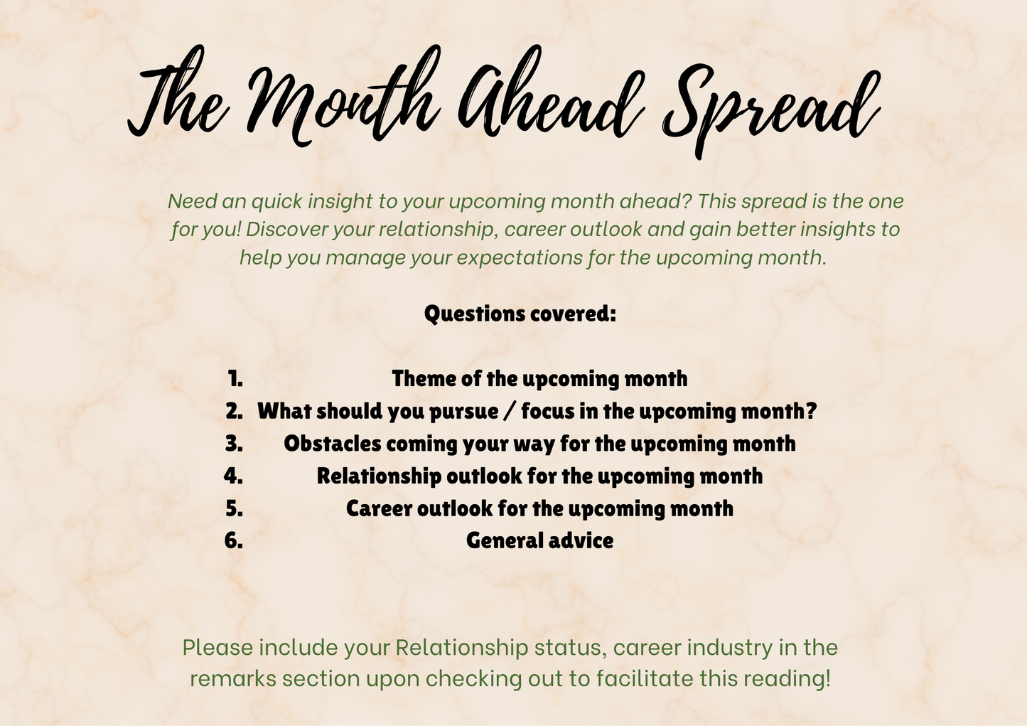 The Month Ahead Spread