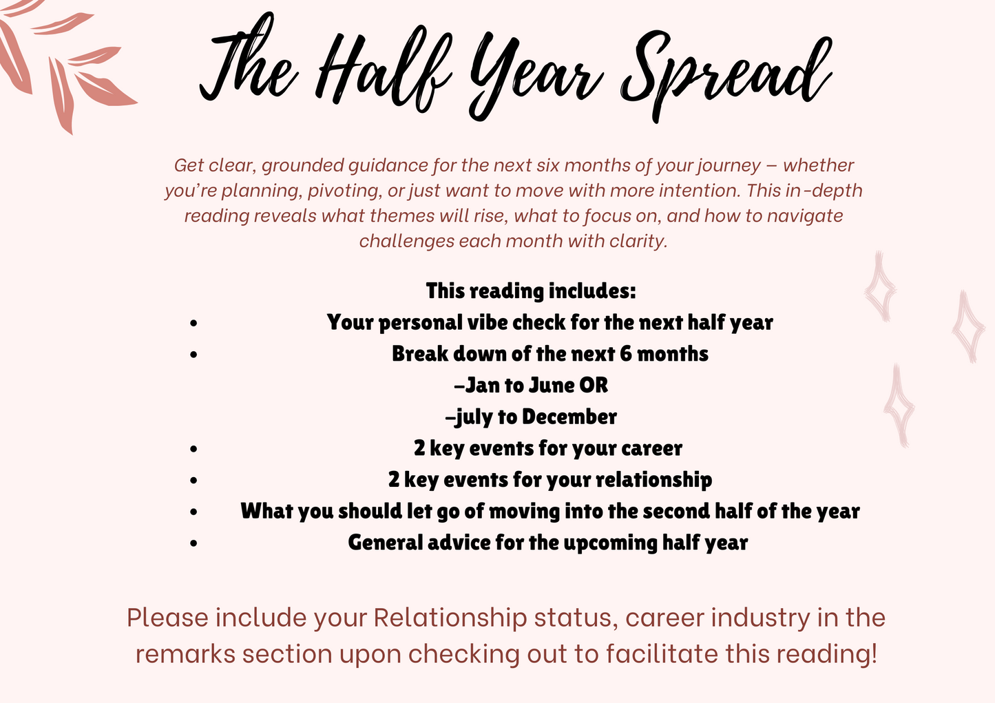 The Half Year Spread